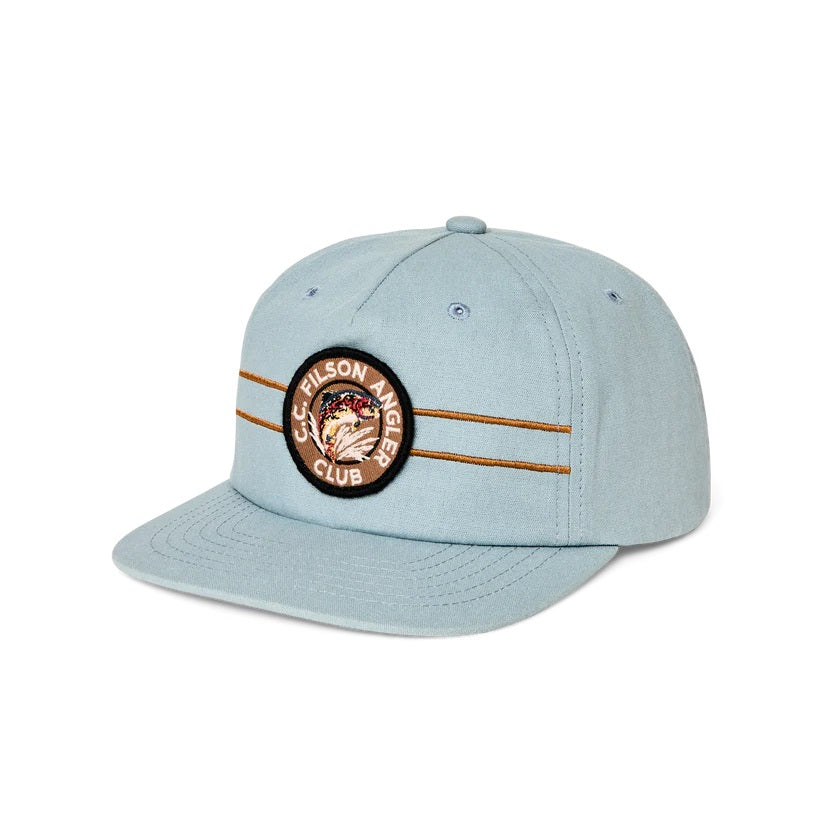 Angler Trucker Hat- Light Blue
